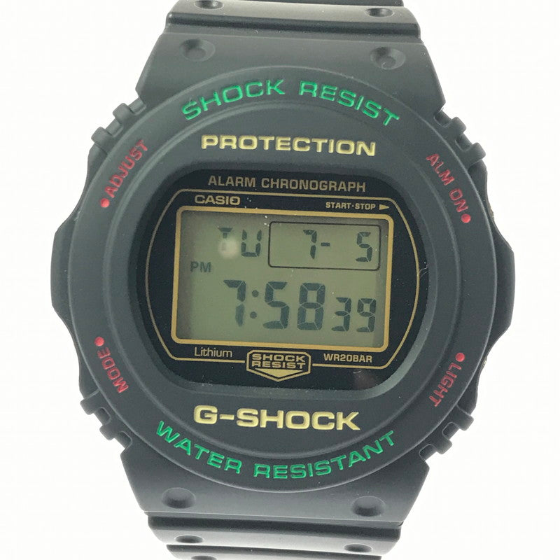 【中古美品】【メンズ】 G-SHOCK ジーショック 5700 SERIES DW-5700TH-1DR デジタル クォーツ 腕時計 196-260617-rt-06-tagh カラー：ブラック 万代Net店