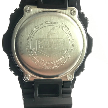 【中古美品】【メンズ】 G-SHOCK ジーショック 5700 SERIES DW-5700TH-1DR デジタル クォーツ 腕時計 196-260617-rt-06-tagh カラー：ブラック 万代Net店