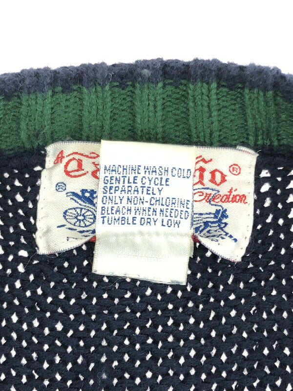 【中古品】【メンズ】 ALLY-HO タリーホー ARGYLE KNIT アーガイルニット セーター 147-230901-mo-24-tag サイズ：XL カラー：マルチカラー 万代Net店