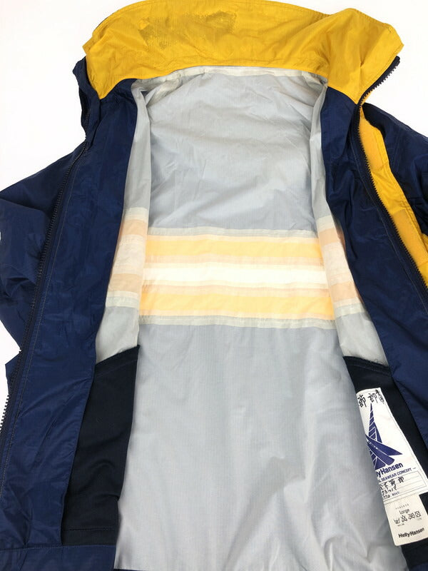 【現状渡し品】【メンズ】 HELLY HANSEN ヘリーハンセン NYLON JACKET HOB0656 ナイロンジャケット アノラックジャケット アウター 144-230924-mo-02-tag サイズ：L カラー：ネイビー 万代Net店