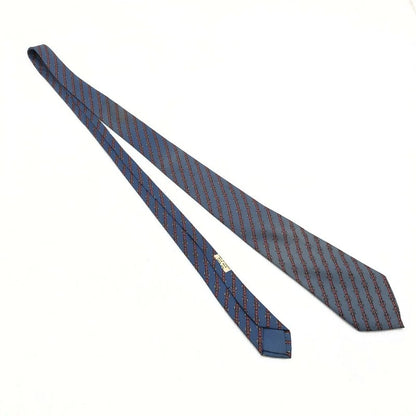 【現状渡し品】【メンズ】 HERMES エルメス レジメンタルネクタイ 服飾小物 スーツ小物 183-211008-hi-02-tag カラー：ライトブルー 万代Net店