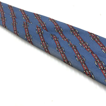 【現状渡し品】【メンズ】 HERMES エルメス レジメンタルネクタイ 服飾小物 スーツ小物 183-211008-hi-02-tag カラー：ライトブルー 万代Net店