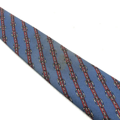【現状渡し品】【メンズ】 HERMES エルメス レジメンタルネクタイ 服飾小物 スーツ小物 183-211008-hi-02-tag カラー：ライトブルー 万代Net店