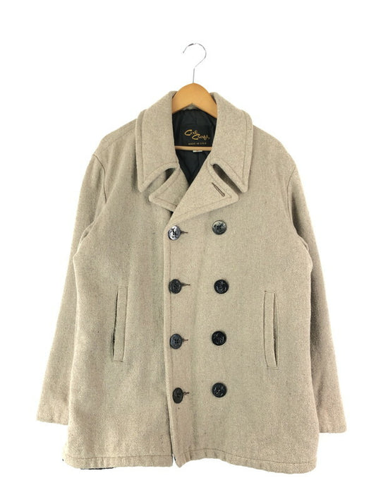 【中古品】【メンズ】 CAL CRAFT カルクラフト 80's WOOL P COAT 80年代 Pコート アウター ヴィンテージ 146-231218-mo-17-tag サイズ：下記参照 カラー：ベージュ 万代Net店