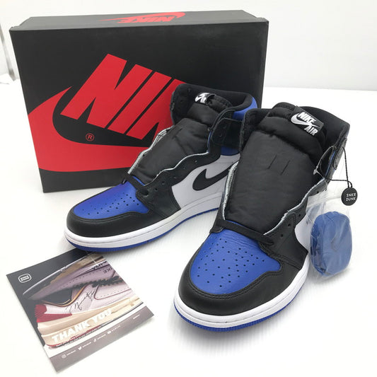 【中古美品】【メンズ】 NIKE ナイキ AIR JORDAN 1 RETRO HIGH OG 555088-041 エアジョーダン 1 レトロ ハイ オリジナル スニーカー 靴 160-250127-na-02-tag サイズ：27cm US 9 カラー：BLACK/BLACK-WHITE-GAME ROYAL 万代Net店