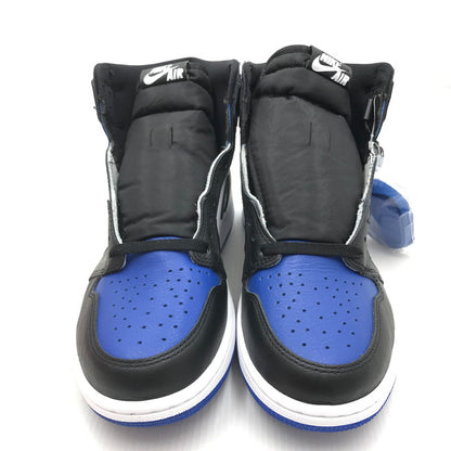 【中古美品】【メンズ】 NIKE ナイキ AIR JORDAN 1 RETRO HIGH OG 555088-041 エアジョーダン 1 レトロ ハイ オリジナル スニーカー 靴 160-250127-na-02-tag サイズ：27cm US 9 カラー：BLACK/BLACK-WHITE-GAME ROYAL 万代Net店