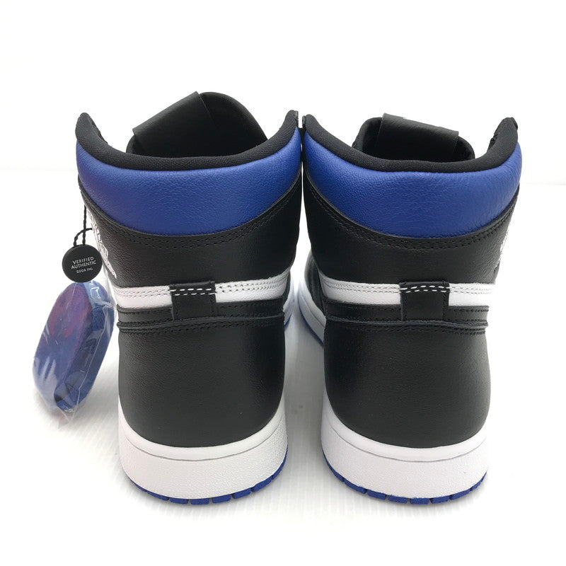 【中古美品】【メンズ】 NIKE ナイキ AIR JORDAN 1 RETRO HIGH OG 555088-041 エアジョーダン 1 レトロ ハイ オリジナル スニーカー 靴 160-250127-na-02-tag サイズ：27cm US 9 カラー：BLACK/BLACK-WHITE-GAME ROYAL 万代Net店