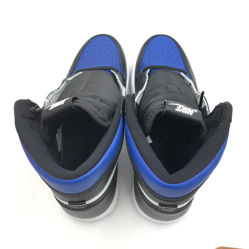 【中古美品】【メンズ】 NIKE ナイキ AIR JORDAN 1 RETRO HIGH OG 555088-041 エアジョーダン 1 レトロ ハイ オリジナル スニーカー 靴 160-250127-na-02-tag サイズ：27cm US 9 カラー：BLACK/BLACK-WHITE-GAME ROYAL 万代Net店