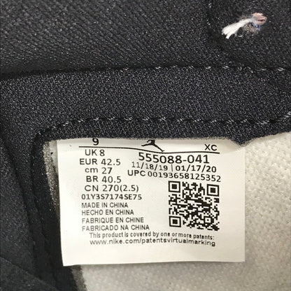 【中古美品】【メンズ】 NIKE ナイキ AIR JORDAN 1 RETRO HIGH OG 555088-041 エアジョーダン 1 レトロ ハイ オリジナル スニーカー 靴 160-250127-na-02-tag サイズ：27cm US 9 カラー：BLACK/BLACK-WHITE-GAME ROYAL 万代Net店