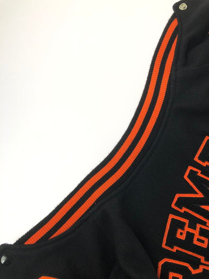 【中古品】【メンズ】 SUPREME シュプリーム 19AW TEAM VARSITY JACKET 19年秋冬 チーム バーシティ ジャケット スタジャン アウター 149-201023-ty-31-tagh サイズ：M カラー：ブラック 万代Net店