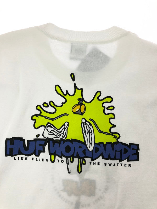 【中古品】【メンズ】 HUF ハフ SS TEE ショートスリーブ Tシャツ 半袖Tシャツ トップス 150-260709-rt-22-tag サイズ：XL カラー：ホワイト 万代Net店