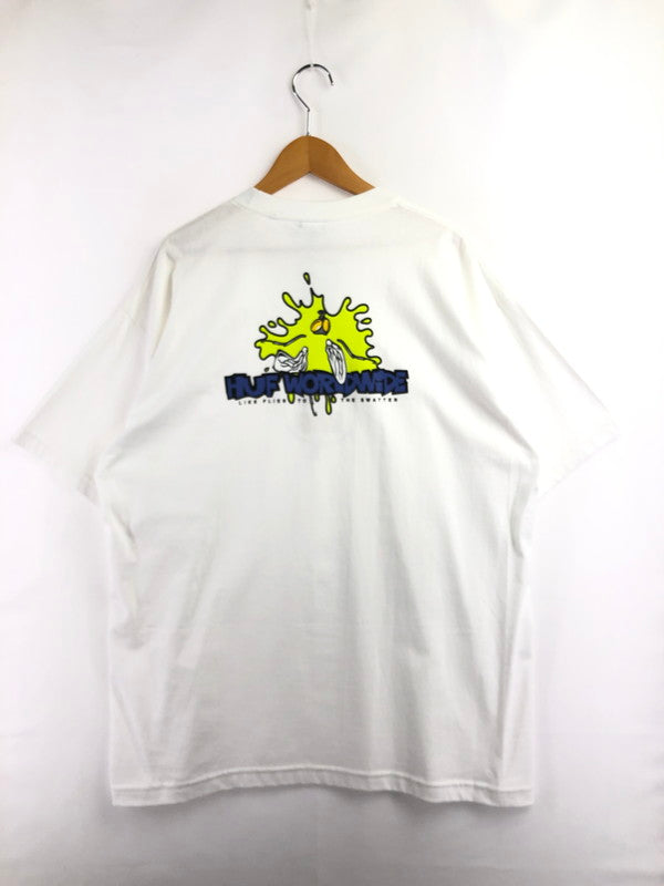 【中古品】【メンズ】 HUF ハフ SS TEE ショートスリーブ Tシャツ 半袖Tシャツ トップス 150-260709-rt-22-tag サイズ：XL カラー：ホワイト 万代Net店
