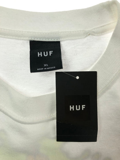 【中古品】【メンズ】 HUF ハフ SS TEE ショートスリーブ Tシャツ 半袖Tシャツ トップス 150-260709-rt-22-tag サイズ：XL カラー：ホワイト 万代Net店