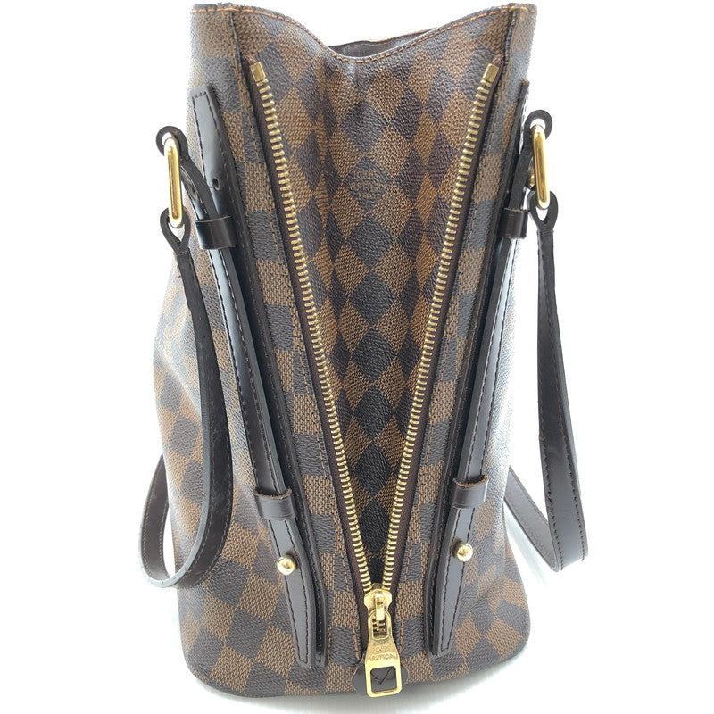 【中古品】 ダミエ カバ リヴィントン N41108 カバン ショルダーバッグ 179-240322-kk-05-tag カラー：エベヌ 万代Net店