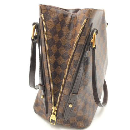 【中古品】 ダミエ カバ リヴィントン N41108 カバン ショルダーバッグ 179-240322-kk-05-tag カラー：エベヌ 万代Net店