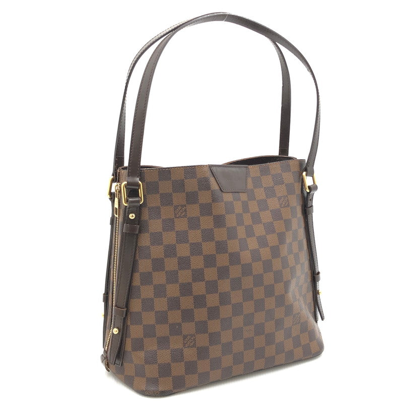 【中古品】 ダミエ カバ リヴィントン N41108 カバン ショルダーバッグ 179-240322-kk-05-tag カラー：エベヌ 万代Net店