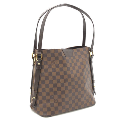 【中古品】 ダミエ カバ リヴィントン N41108 カバン ショルダーバッグ 179-240322-kk-05-tag カラー：エベヌ 万代Net店