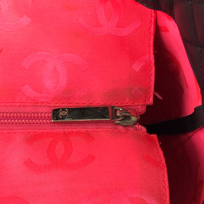 【中古品】CHANEL シャネル カンボンライン ラージトートバッグ A25169 カバン 180-240322-kk-06-tag カラー：ブラック 万代Net店