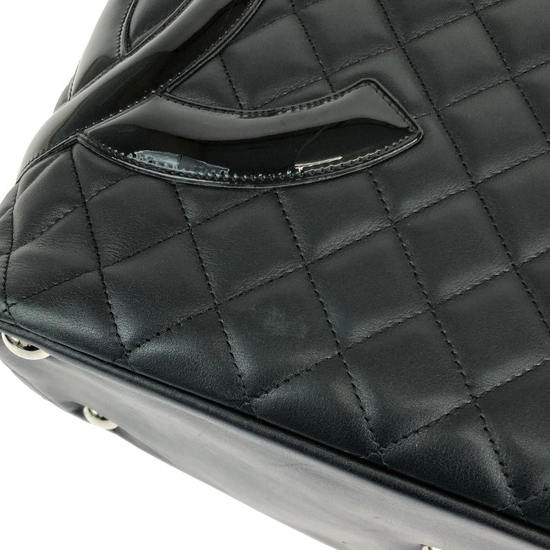 【中古品】CHANEL シャネル カンボンライン ラージトートバッグ A25169 カバン 180-240322-kk-06-tag カラー：ブラック 万代Net店