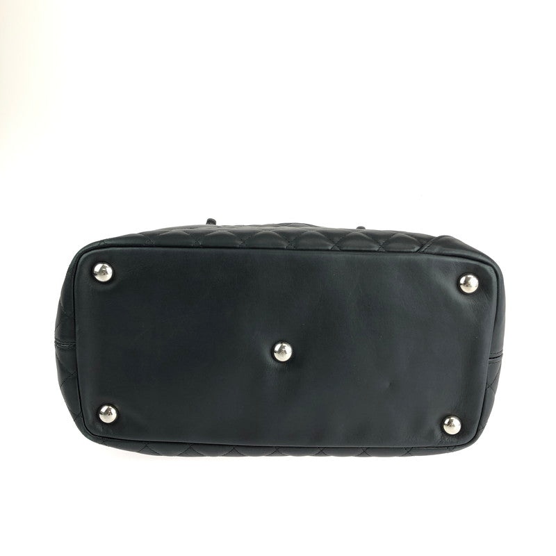 【中古品】CHANEL シャネル カンボンライン ラージトートバッグ A25169 カバン 180-240322-kk-06-tag カラー：ブラック 万代Net店