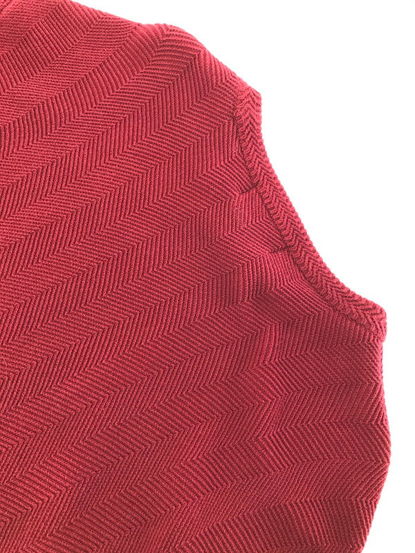 【中古品】【メンズ】 CHAPS チャプス CREW NECK KNIT クルー ネック ニット トップス 146-260820-rt-05-tag サイズ：XL カラー：レッド 万代Net店