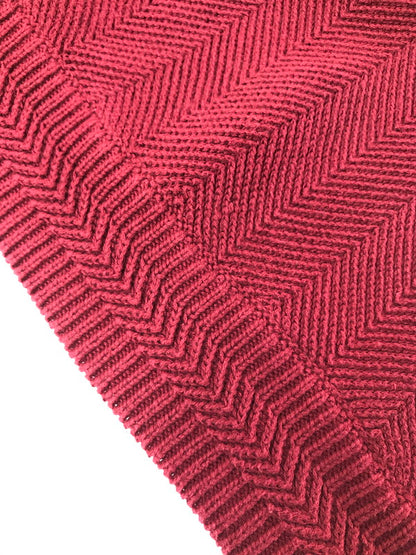 【中古品】【メンズ】 CHAPS チャプス CREW NECK KNIT クルー ネック ニット トップス 146-260820-rt-05-tag サイズ：XL カラー：レッド 万代Net店