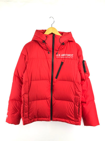 【中古品】【メンズ】 AVIREX アヴィレックス U.S.AIR FORCE USAF RESCUE CUSTOM DOWN JACKET 6182168 ダウンジャケット 145-260823-su-02-tagh サイズ：M カラー：レッド 万代Net店
