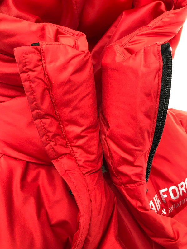 【中古品】【メンズ】 AVIREX アヴィレックス U.S.AIR FORCE USAF RESCUE CUSTOM DOWN JACKET 6182168 ダウンジャケット 145-260823-su-02-tagh サイズ：M カラー：レッド 万代Net店