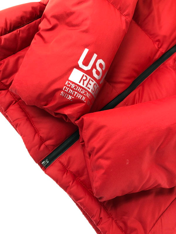 【中古品】【メンズ】 AVIREX アヴィレックス U.S.AIR FORCE USAF RESCUE CUSTOM DOWN JACKET 6182168 ダウンジャケット 145-260823-su-02-tagh サイズ：M カラー：レッド 万代Net店