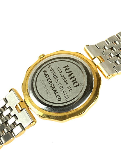 【中古品】【メンズ/レディース】 RADO ラドー  LESOIR 133.3534.2L ルソア クォーツ 腕時計 197-240429-kk-9-tag カラー：ゴールド 万代Net店