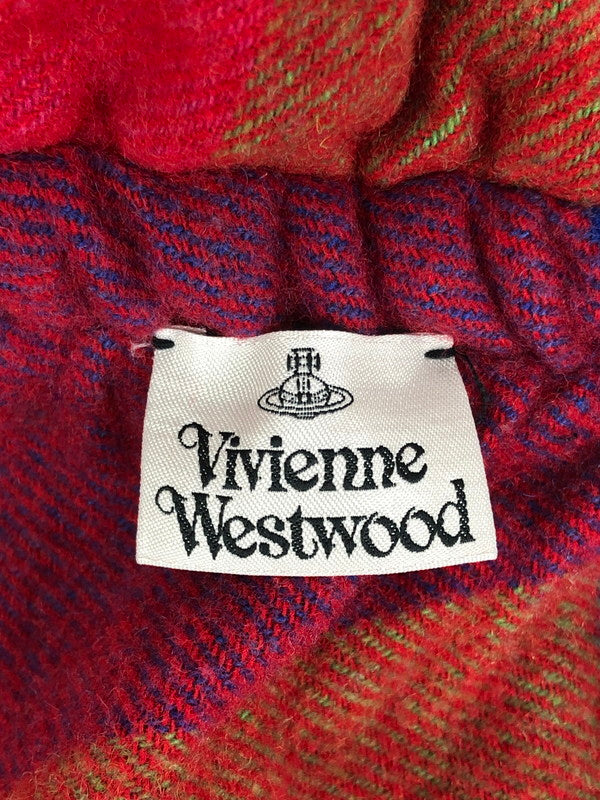 【中古品】【メンズ】 Vivienne WestwoodMAN ヴィヴィアンウエストウッドマン  CHECK PONCHO 299431 チェックポンチョ トップス 141-240409-kk-2-tag サイズ：F カラー：マルチカラー 万代Net店