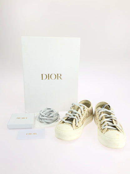 【中古品】【レディース】 Christian Dior クリスチャンディオール WALK'N'DIOR レースアップスニーカー 靴 183-240328-mo-14-tag サイズ：34 カラー：ベージュ 万代Net店