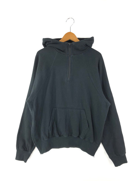 【中古品】【メンズ/レディース】  FEAR OF GOD ESSENTIALS フィアーオブゴッド エッセンシャルズ HALF ZIP PULLOVER HOODIE ハーフジップ プルオーバーフーディー トップス パーカー 142-240323-kk-1-tag サイズ：XS カラー：ブラック 万代Net店