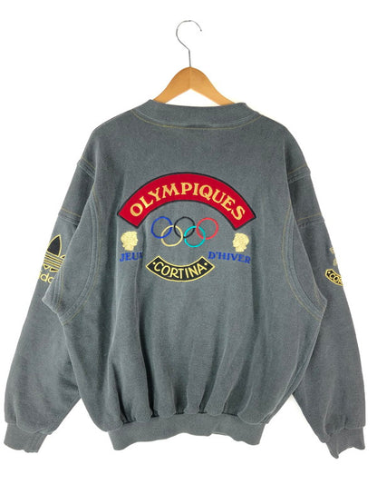 【中古品】【メンズ】 adidas アディダス 80～90’S SWEAT SHIRT 80～90年代 スウェットシャツ トップス トレーナー ウィンターオリンピック 146-240409-mo-5-tag カラー：グレー 万代Net店