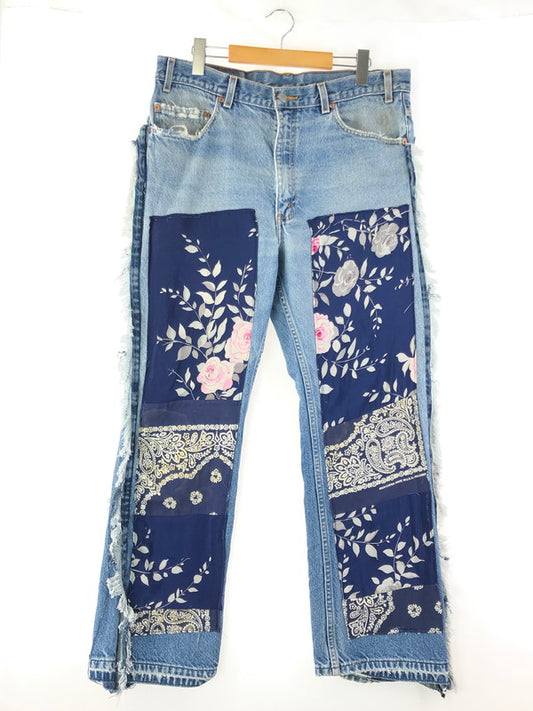 【中古品】【メンズ】 WEYEP ウェイップ FRINGE DENIM PANTS R-W-222 フリンジデニムパンツ ボトムス 152-240328-kk-1-tag サイズ：76・80・84・88 カラー：インディゴ 万代Net店