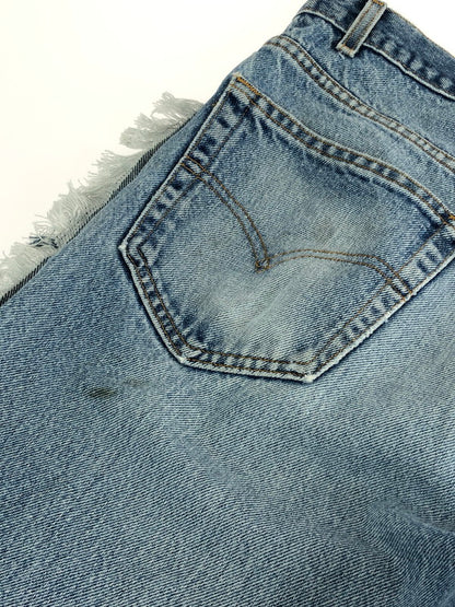 【中古品】【メンズ】 WEYEP ウェイップ FRINGE DENIM PANTS R-W-222 フリンジデニムパンツ ボトムス 152-240328-kk-1-tag サイズ：76・80・84・88 カラー：インディゴ 万代Net店