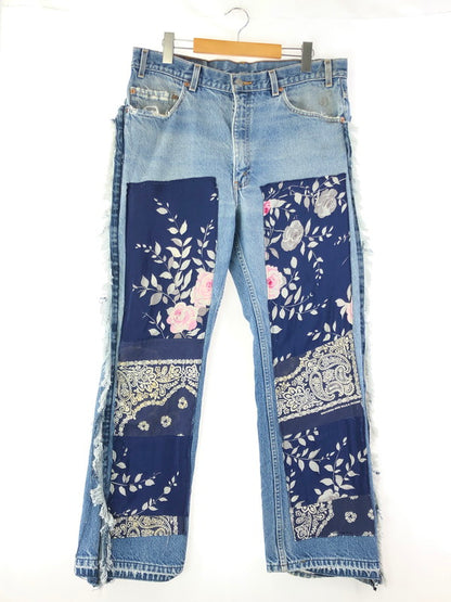 【中古品】【メンズ】  WEYEP ウェイップ FRINGE DENIM PANTS R-W-222 フリンジデニムパンツ ボトムス 152-240328-kk-1-tag サイズ：76・80・84・88 カラー：インディゴ 万代Net店