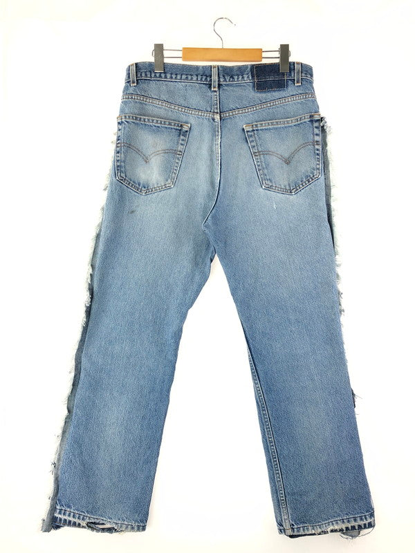 【中古品】【メンズ】 WEYEP ウェイップ FRINGE DENIM PANTS R-W-222 フリンジデニムパンツ ボトムス 152-240328-kk-1-tag サイズ：76・80・84・88 カラー：インディゴ 万代Net店