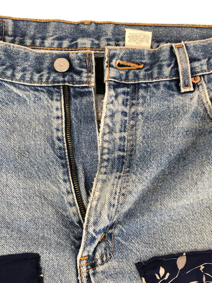 【中古品】【メンズ】 WEYEP ウェイップ FRINGE DENIM PANTS R-W-222 フリンジデニムパンツ ボトムス 152-240328-kk-1-tag サイズ：76・80・84・88 カラー：インディゴ 万代Net店