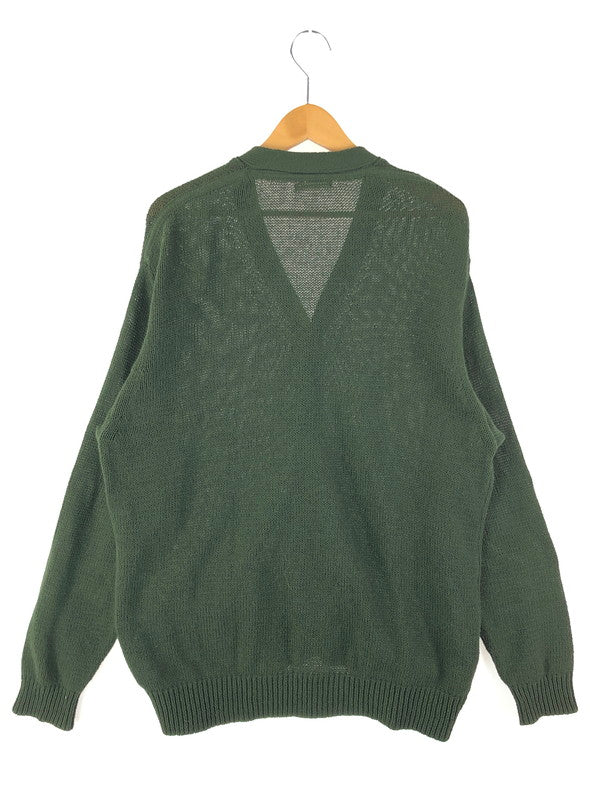 【中古品】【メンズ】 UNIVERSAL PRODUCTS ユニバーサルプロダクツ DRY COTTON KNIT CARDIGANE ドライ コットン ニット カーディガン  140-240324-mo-3-tag サイズ：3 カラー：グリーン 万代Net店