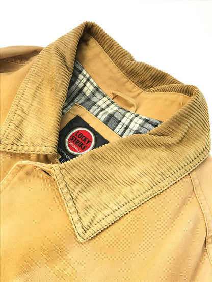 【現状渡し品】【メンズ】  LUCKY STRIKE ラッキーストライク HEAVY COTTON HUNTING JACKET 7540-9653 ヘビーコットン ハンティングジャケット アウター 146-250115-mo-04-tag サイズ：L カラー：ブラウン系 万代Net店