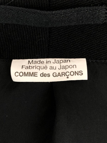 【中古品】【メンズ】 COMME des GARCONS HOMME PLUS コムデギャルソンオムプリュス 22AW COLLARLESS JACKET PJ-J045 6連ボタン 6連ボタンノーカラージャケット ライトアウター 140-240330-mo-5-tag サイズ：XS カラー：ブラック 万代Net店