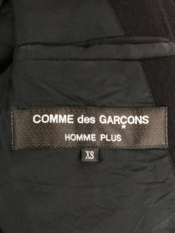 【中古品】【メンズ】 COMME des GARCONS HOMME PLUS コムデギャルソンオムプリュス 22AW COLLARLESS JACKET PJ-J045 6連ボタン 6連ボタンノーカラージャケット ライトアウター 140-240330-mo-5-tag サイズ：XS カラー：ブラック 万代Net店