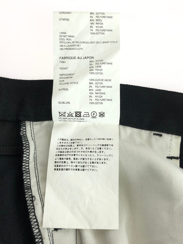 【中古品】【メンズ】 JUNYA WATANABE COMME des GARCONS ジュンヤワタナベコムデギャルソン PATCHWORK PANTS WJ-P003 パッチワークパンツ ボトムス 151-240402-mo-12-tag サイズ：XS カラー：ブラック 万代Net店