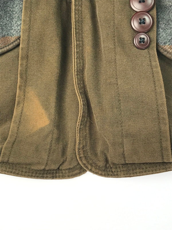 【現状渡し品】【メンズ】 J.CREW ジェイクルー J.CREW 80S HUNTING JACKET 80年代 ライナー付き ハンティングジャケット アウター 146-250115-mo-06-tag サイズ：M カラー：ブラウン 万代Net店