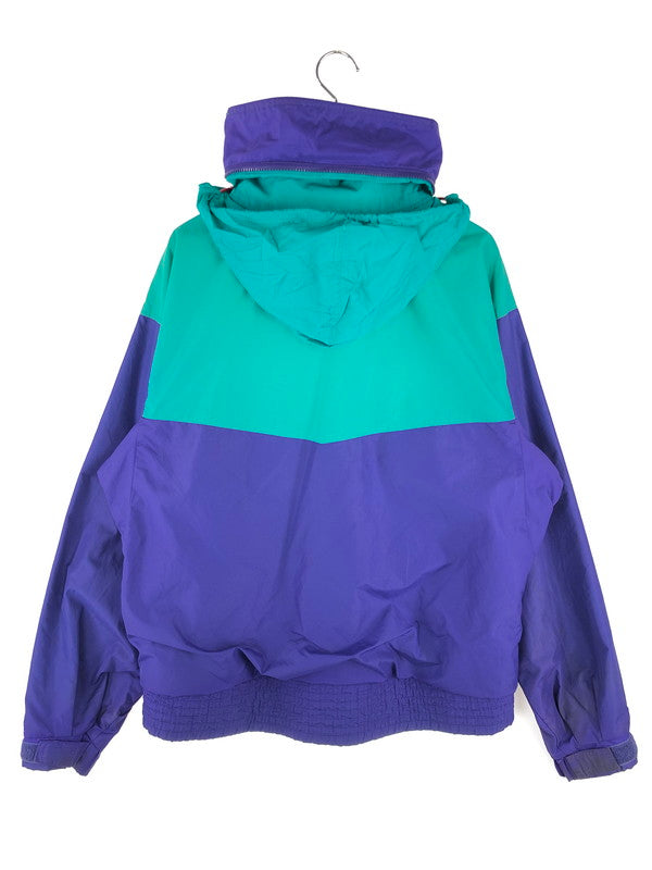 【中古品】【メンズ】 Columbia コロンビア 90S旧タグ 短丈 NYLON PULLOVER ライトアウター アウター 144-241008-SS-05-tag サイズ：M カラー：パープル 万代Net店