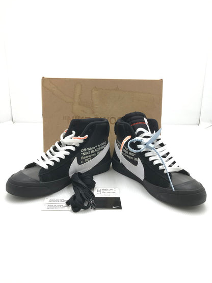 【中古品】【メンズ】 NIKE ナイキ × OFF-WHITE VIRGIL ABLOH オフホワイト ヴァージル アブロー 別注 コラボ BLAZER MID/OFF-WHITE AA3832-001 ブレザー ミッド オフホワイト スニーカー 靴 160-240410-yk-2-tag カラー：BLACK/WHITE-CONE BLACK 万代Net店