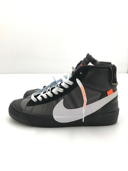 【中古品】【メンズ】 NIKE ナイキ × OFF-WHITE VIRGIL ABLOH オフホワイト ヴァージル アブロー 別注 コラボ BLAZER MID/OFF-WHITE AA3832-001 ブレザー ミッド オフホワイト スニーカー 靴 160-240410-yk-2-tag カラー：BLACK/WHITE-CONE BLACK 万代Net店