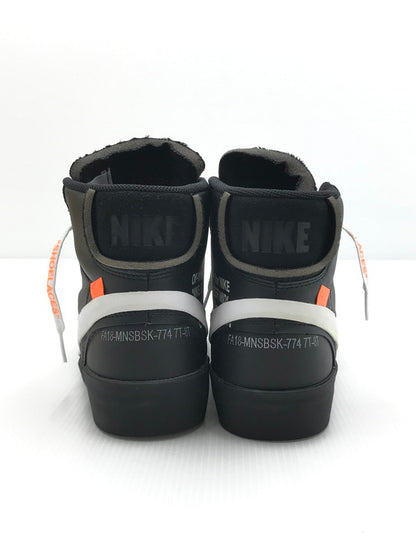 【中古品】【メンズ】 NIKE ナイキ × OFF-WHITE VIRGIL ABLOH オフホワイト ヴァージル アブロー 別注 コラボ BLAZER MID/OFF-WHITE AA3832-001 ブレザー ミッド オフホワイト スニーカー 靴 160-240410-yk-2-tag カラー：BLACK/WHITE-CONE BLACK 万代Net店