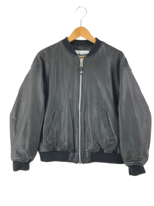 【中古品】【レディース】 schott ショット BOWERY JACKET 782-2950601 バワリージャケット アウター レザージャケット 170-240329-mo-10-tag サイズ：F カラー：ブラック 万代Net店